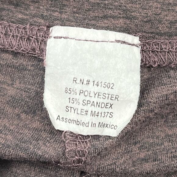 EVCR Evolution And Creation Crop Leggings Womens Small Heather Purple Black - Picture 4 of 4